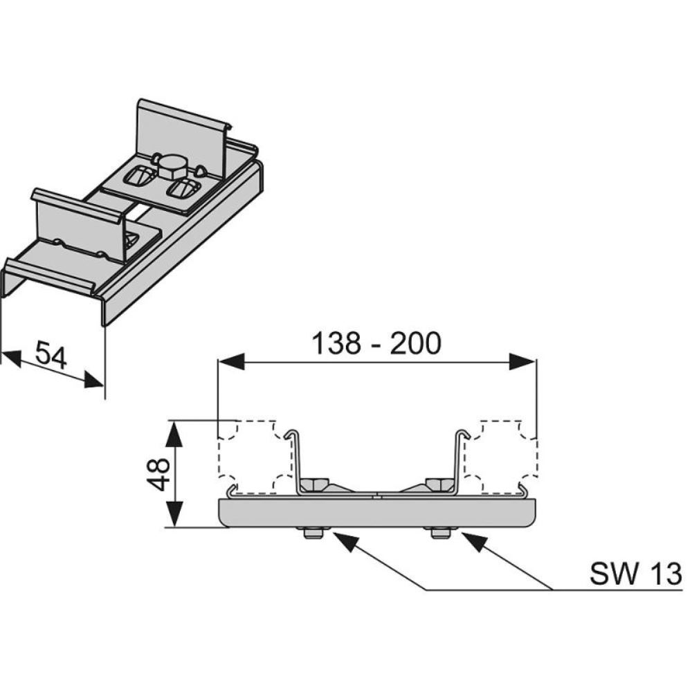 Соединение универсальное Tece TECEprofil 9018002 2 Соединение универсальное Tece TECEprofil 9018002 — изображение 2