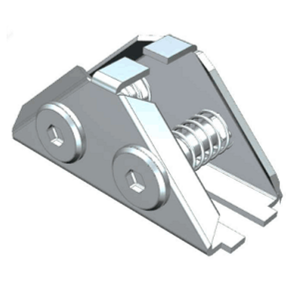 Соединение угловое Wallbox Хром WB 90102